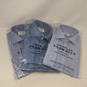 3-Charles Tyrwhitt Super Slim 16/34in Spread Colla